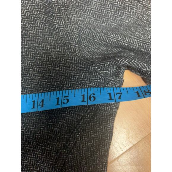 Lululemon Kanto Catch Me 1/2 Zip Herringbone Heathered Black Black Slate… - Picture 10 of 13